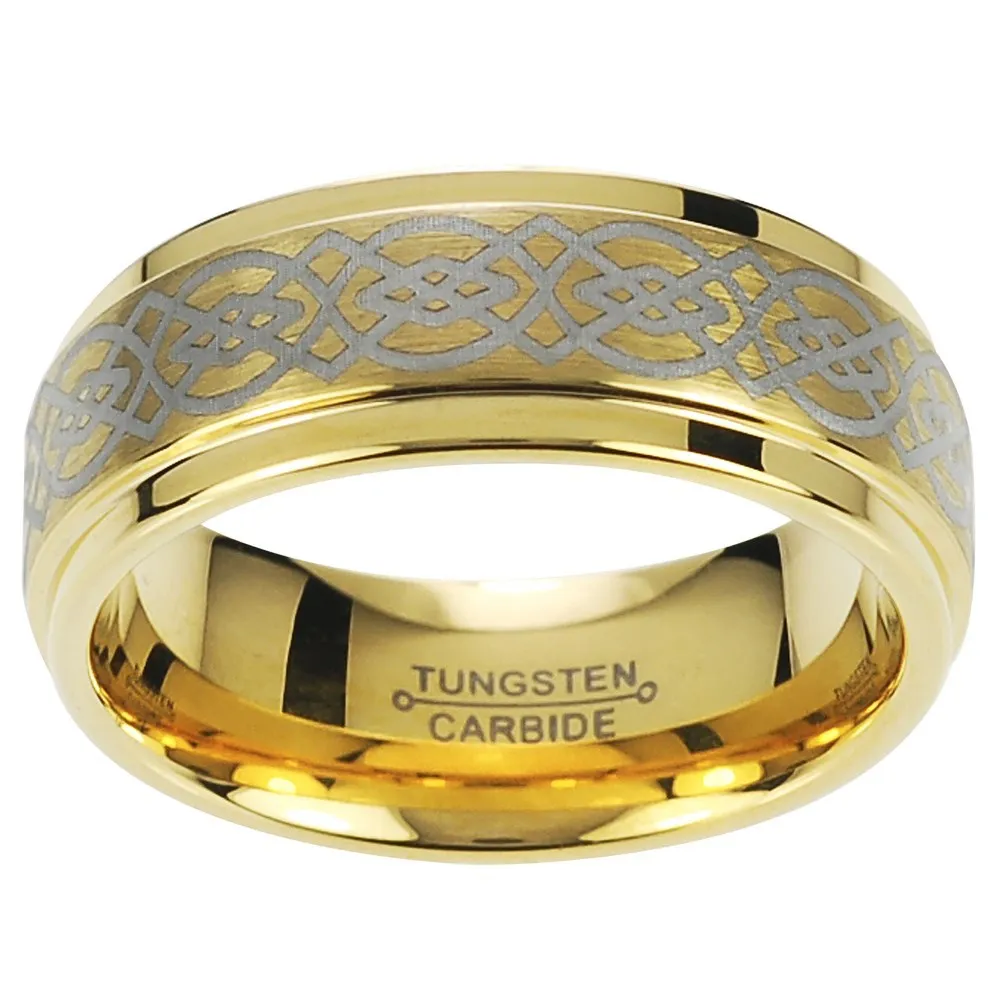 Tressa-Collection-Daxx-Mens-Tungsten-Engraved-Celtic-Knot-Band