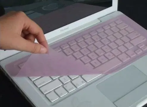 laptop keyboard skin protector, universal laptop keyboard cover, 100pcs/lot transparent clear color, silicone material