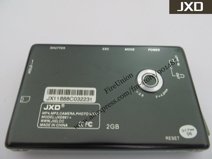 JXD 661 with Speaker Portable Media MP3/MP4 Player 5pcs/lotplayer