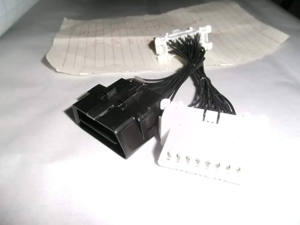 16 pin OBDII OBD 2 OBD II OBD2 Splitter Extension Cable Male to Dual Female Y Cable (2)
