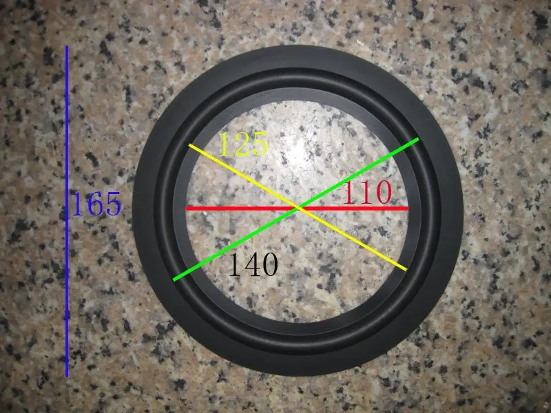 2 pcs 6 1/2 inch 6.5" to repair TANNOY woofer bass loudspeaker horn