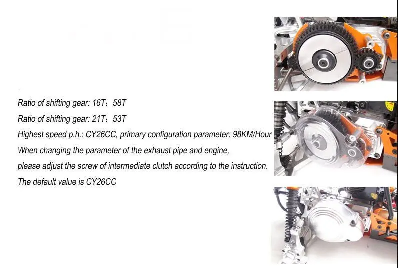 CNC - 2 speed system with alloy gear cover