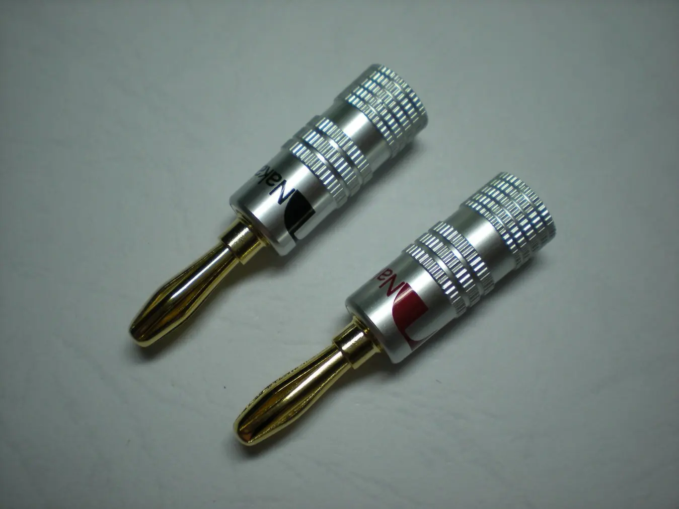 Nakamichi Banana Plug Gold Plated Speaker Connector Red and Black Color .jpg