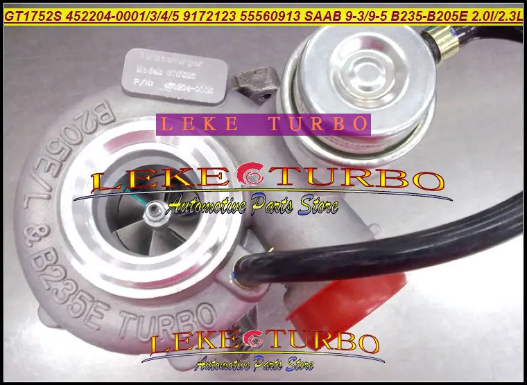 GT1752S 452204-0001 452204-0004 9172123 55560913 SAAB 9-3 9-5 B235E B205E 2.0L 2.3L 1999- turbocharger