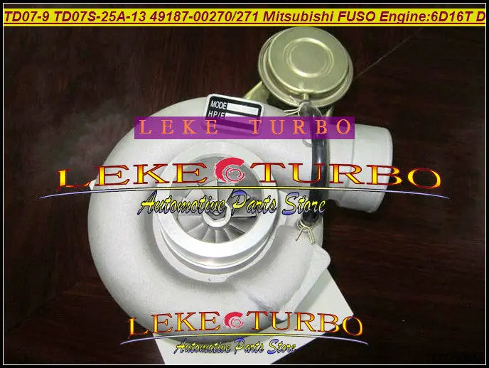 TD07-9 TD07S-25A-13 49187-00271 49187-00270 ME073935 Mitsubishi FUSO engine6D16T Diesel turbocharger (3)