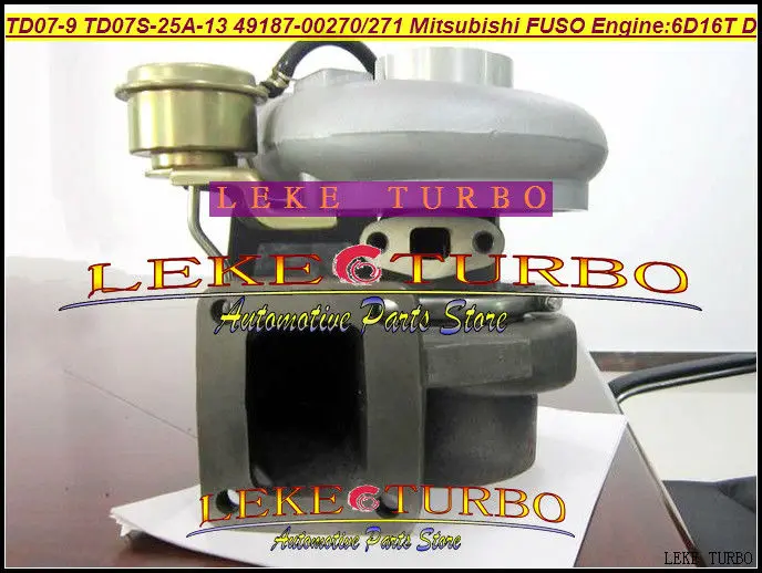 TD07-9 TD07S-25A-13 49187-00271 49187-00270 ME073935 Mitsubishi FUSO engine6D16T Diesel turbocharger