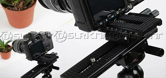 2 way Macro Shot Focusing Focus Rail Slider for CANON NIKON SONY Camera D-SLR