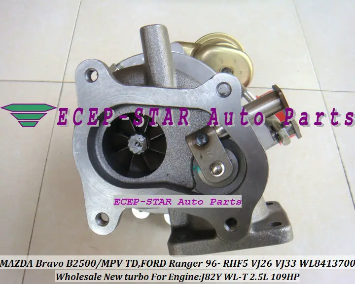 RHF5 VJ26 VJ33 WL84 TURBO MAZDA Bravo B2500 MPV TD FORD Ranger J82Y WL-T 2.5L 109HP VC430089 turbocharger (1)