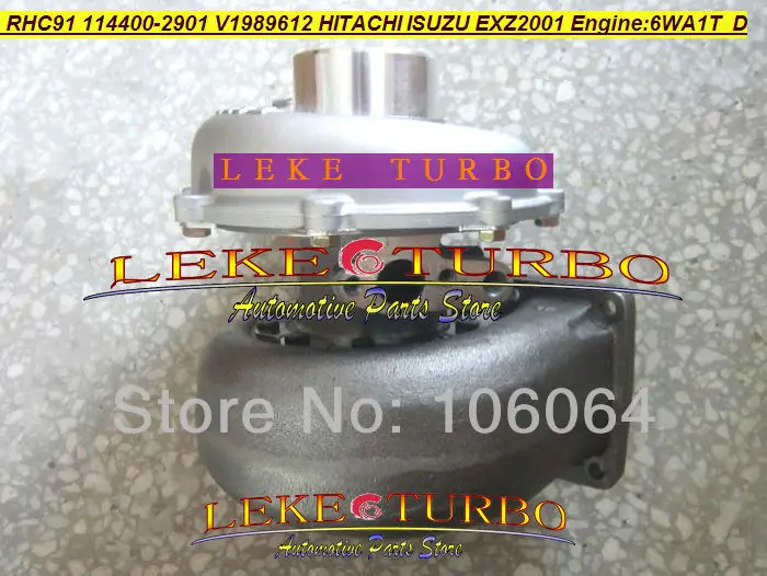 RHC91 114400-2901 V1989612 HITACHI EXZ2001 ISUZU Engine 6WA1T Diesel TURBO (2)