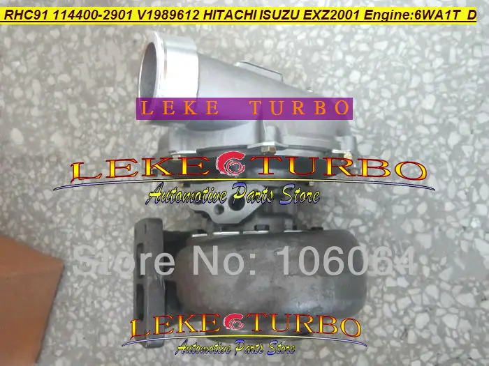 RHC91 114400-2901 V1989612 HITACHI EXZ2001 ISUZU Engine 6WA1T Diesel TURBO (4)