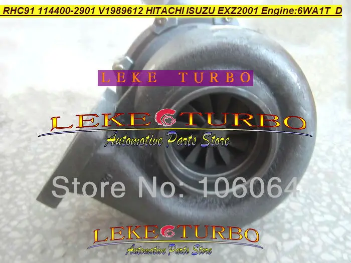 RHC91 114400-2901 V1989612 HITACHI EXZ2001 ISUZU Engine 6WA1T Diesel TURBO