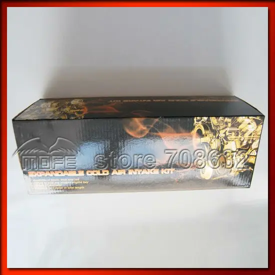 Expandable Flexible Cold Intake Kit Air Filter packing