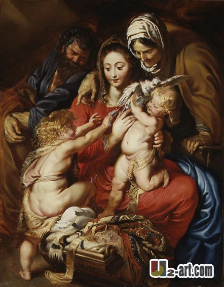 13-Zjyh- (43)  Sainte Famille de Rubens      1.3.jpg