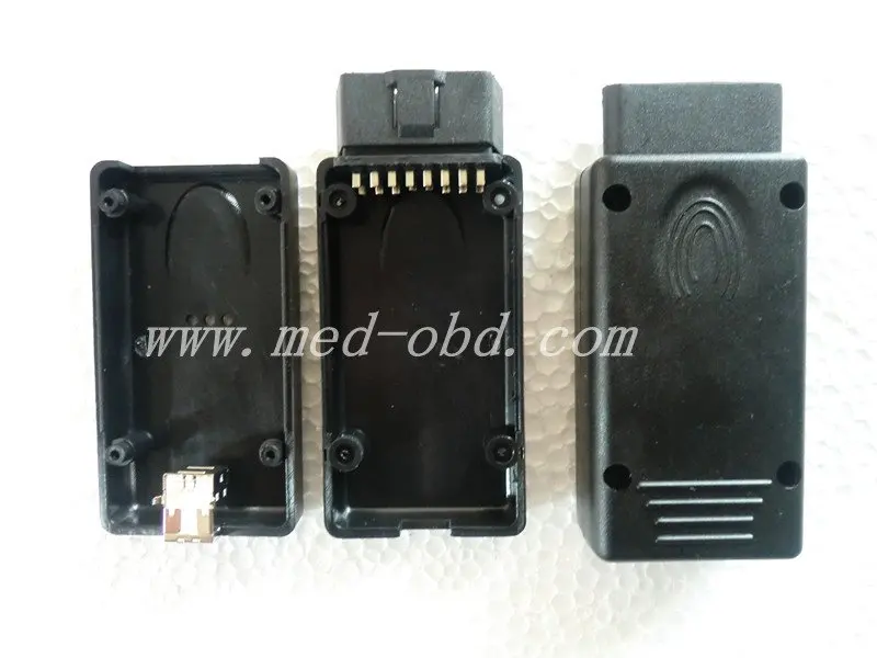 OBD2 Connector J1962m Plug with  enclosure 16pin male connector