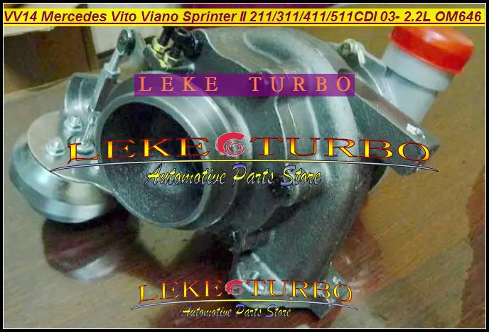 - VF40A132 Mercedes-PKW Sprinter II 311CDI 411CDI 511CDI 2003-09 2.2L OM646 DE22LA VV14 A6460960199 turbocharger (2)