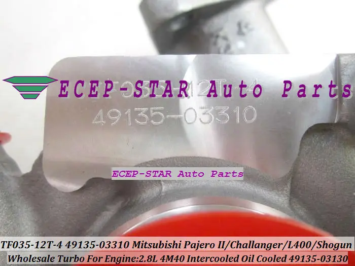 TF035-12T-4 49135-03130 49135-03310 turbo turbocharger For Mitsubishi Pajero IIChallangerL400Shogun Intercooled 2.8L 4M40 (2)