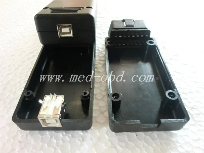 OBD2 Connector J1962m Plug with  enclosure 16pin male connector
