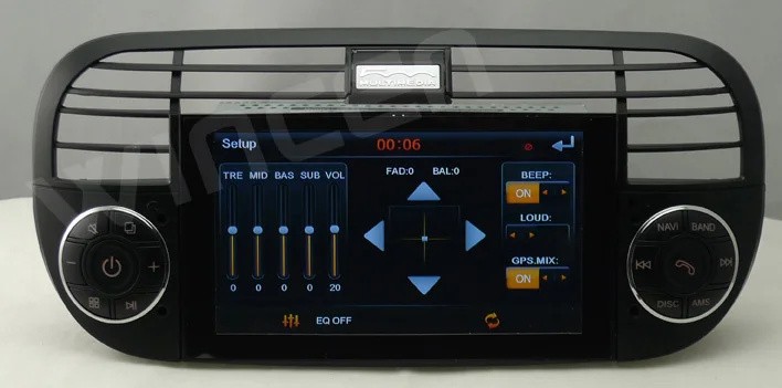 Excellent Car DVD GPS Player  for Fiat 500 Support GPS DVD IPOD BT RDS Radio USB SD function Car Radifo for Fiat 500 Car GPS for Fiat 500 19