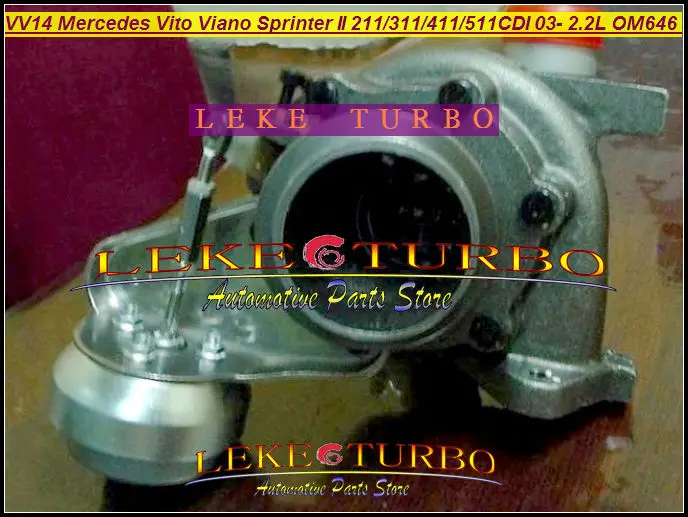 - VF40A132 Mercedes-PKW Sprinter II 311CDI 411CDI 511CDI 2003-09 2.2L OM646 DE22LA VV14 A6460960199 turbocharger (3)