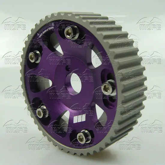 Aluminum Alloy Timing Gear Adjustable Cam Gear Pulley for Toyota Supra 2JZ 2JZGTE 1JZGTE Purple DSC_0041
