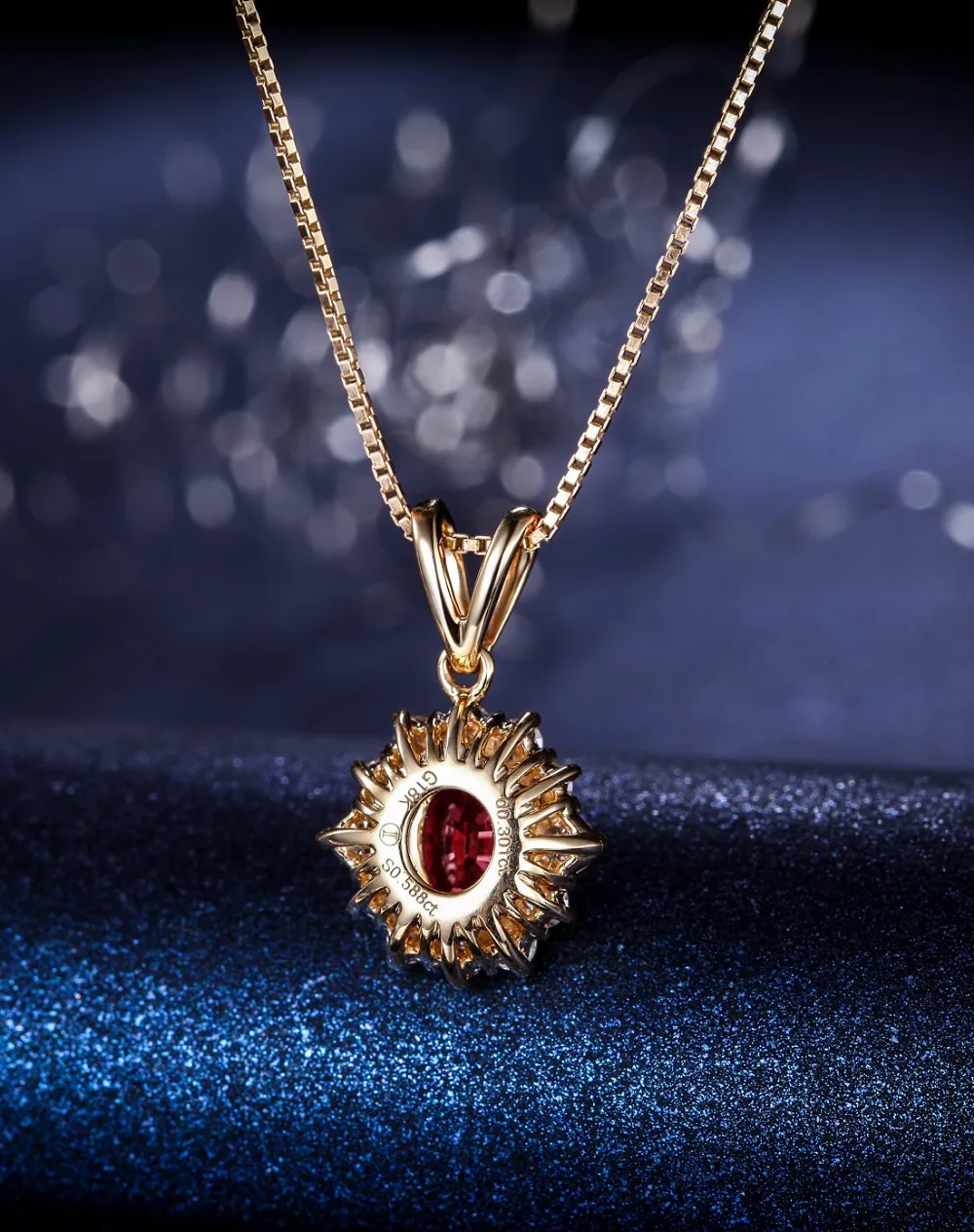diamond gemstone pendant necklace 3
