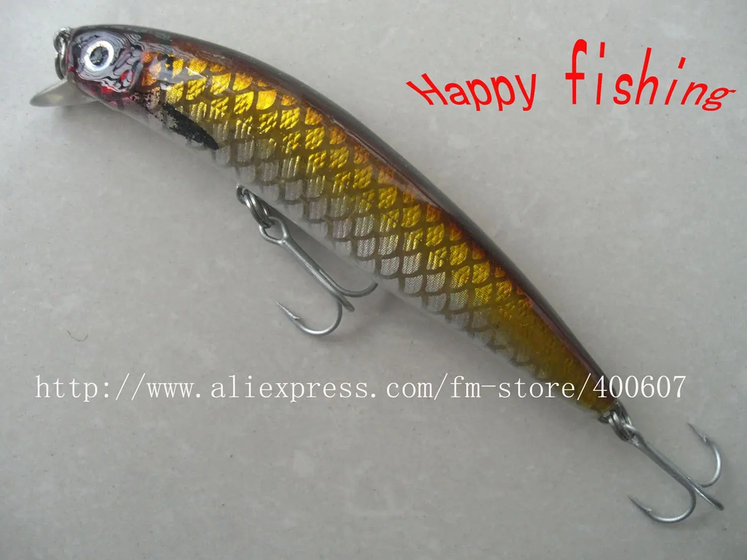 Bass Terminator  Minnow Plastic  Fishing Lure(M100F) Enjoy Retail Convenienc at Wholesale Price