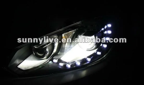 For VW Golf 6 Headlights with LED ( Left and Right ) 2010-2012 V1 Type