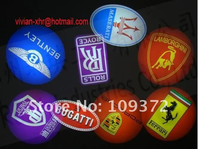 10W LED Gobo Projector Lamp Image Fixation Type TA-Athena-F10 With Customized Four Colors Glass Gobo Slide