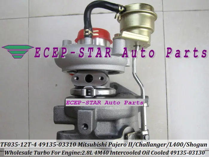 TF035-12T-4 49135-03130 49135-03310 turbo turbocharger For Mitsubishi Pajero IIChallangerL400Shogun Intercooled 2.8L 4M40 (5)
