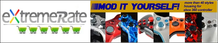Chrome Gold Replace Shell for Xbox 360 Controller Housing with Full Chrome Gold Buttons Inserts Accessories