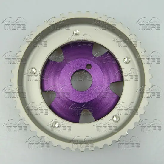 Aluminum Alloy Timing Gear Adjustable Cam Gear Pulley for Toyota Supra 2JZ 2JZGTE 1JZGTE Purple DSC_0042