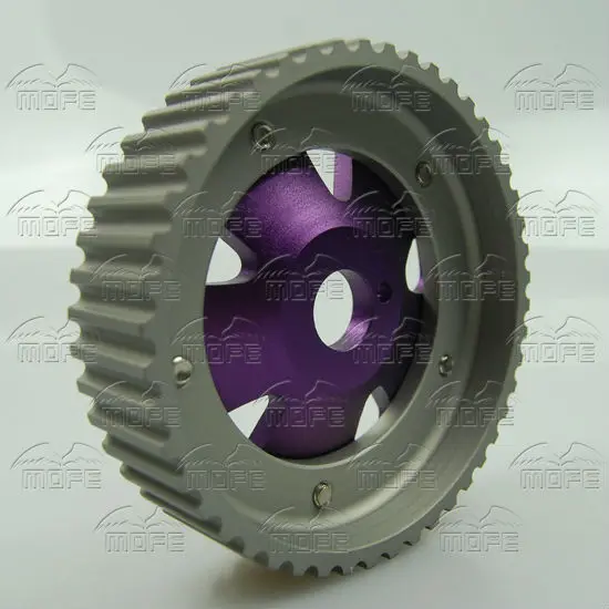 Aluminum Alloy Timing Gear Adjustable Cam Gear Pulley for Toyota Supra 2JZ 2JZGTE 1JZGTE Purple DSC_0046