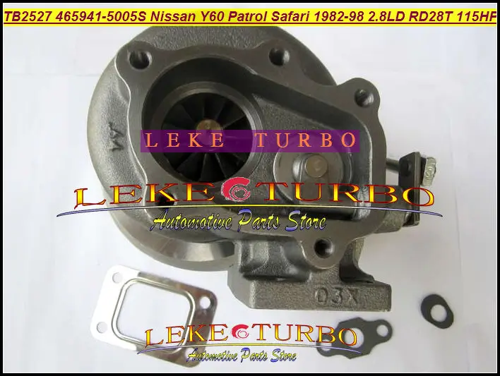 TB25 TB2527 465941-0005 465941-5005S 452022-0001 for NISSAN Y60 Patrol Safari 1982-98 2.8LD RD28T 115HP turbocharger (6)