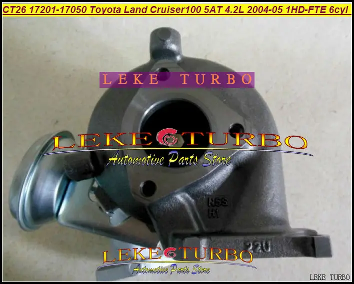 CT26 750001-5002S 17201-17050 Turbo Turbocharger For TOYOTA Land Cruiser 100 5AT 4.2L 2004-05 1HD-FTE 6cyl 204HP