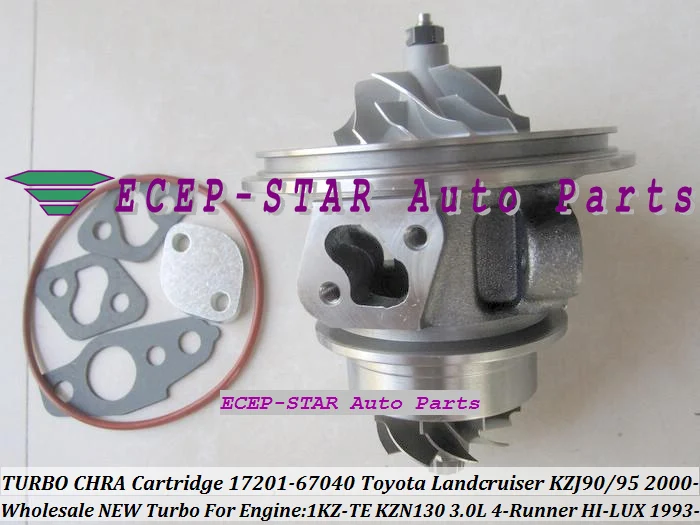 TURBO CHRA Cartridge OF CT12B 17201-67040 Turbocharger For TOYOTA LANDCRUISER 1KZ-TE KZJ90 KZJ95 2000- 4-RUNNER TD HI-LUX 1993- KZN130 3.0LD (1)
