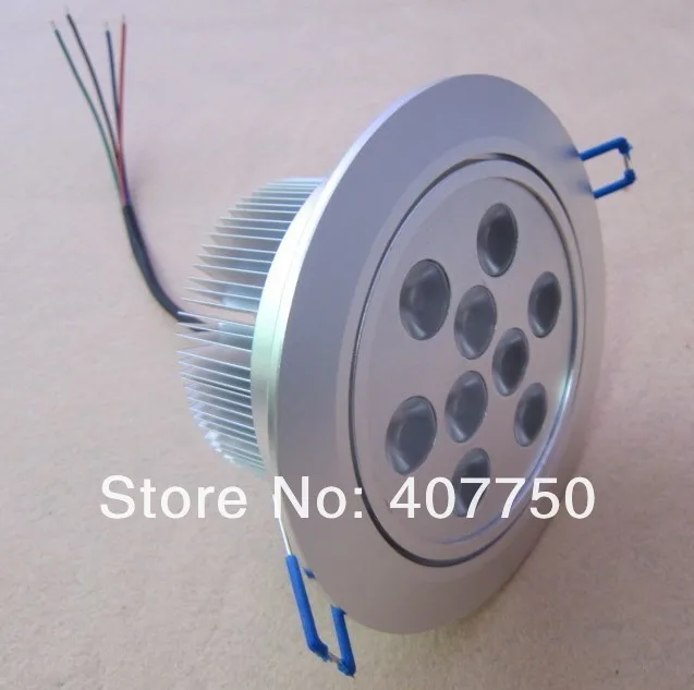 Grátis para a América do Norte Controler sem Fio Frete Lote rf 4 Fios Rgb Dmx 9x1 w Led Teto Luz dc 12 v 20 Pçs - 3 Cheap Luzes embutidas de LED