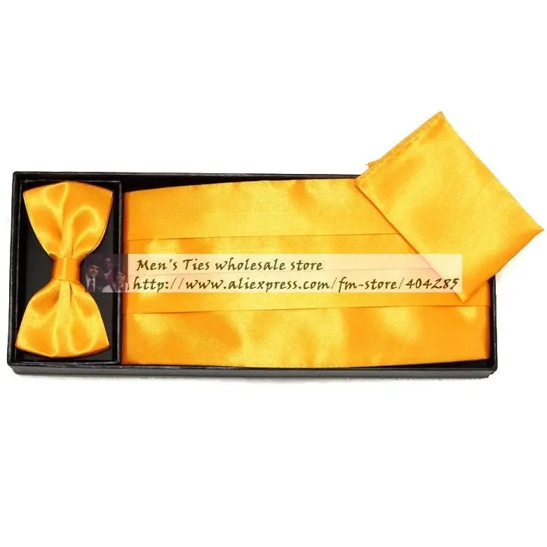 ceremonial belt hanky bow tie Cummerbunds GIFT BOX Girdle tie knots corset waist tape tower paper tapes Pocket square ROLL CARD
