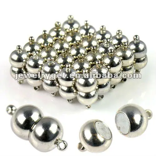 breakaway maganic closure in silver color,16mm x 8mm  PT-675.jpg