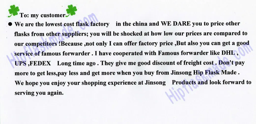 10pcs/lot Lead-free 6oz ALCOHOL stainless steel hip flask with free funnel