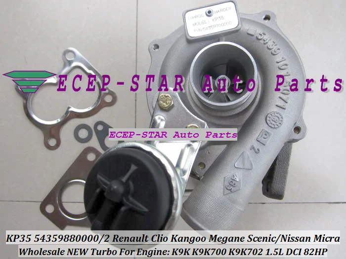 KP35 54359880000 54359880002 Turbocharger For Renault Clio Kangoo Megane Scenic NISSAN Micra 1.5L DCI K9K K9K700 K9K702 82HP (1)