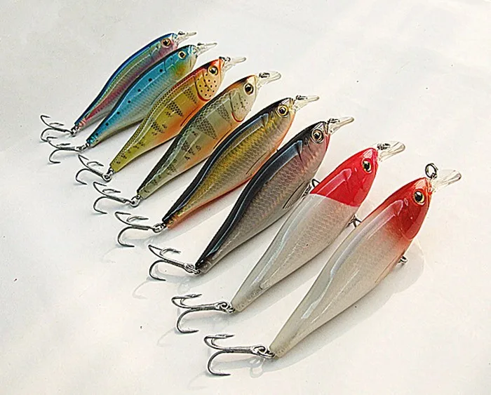Suspender tipo Herring Isca de Pesca de Profundidade Nadar com China Forma Isca Gancho 12.5 cm - 46g 2 Iscas artificiais