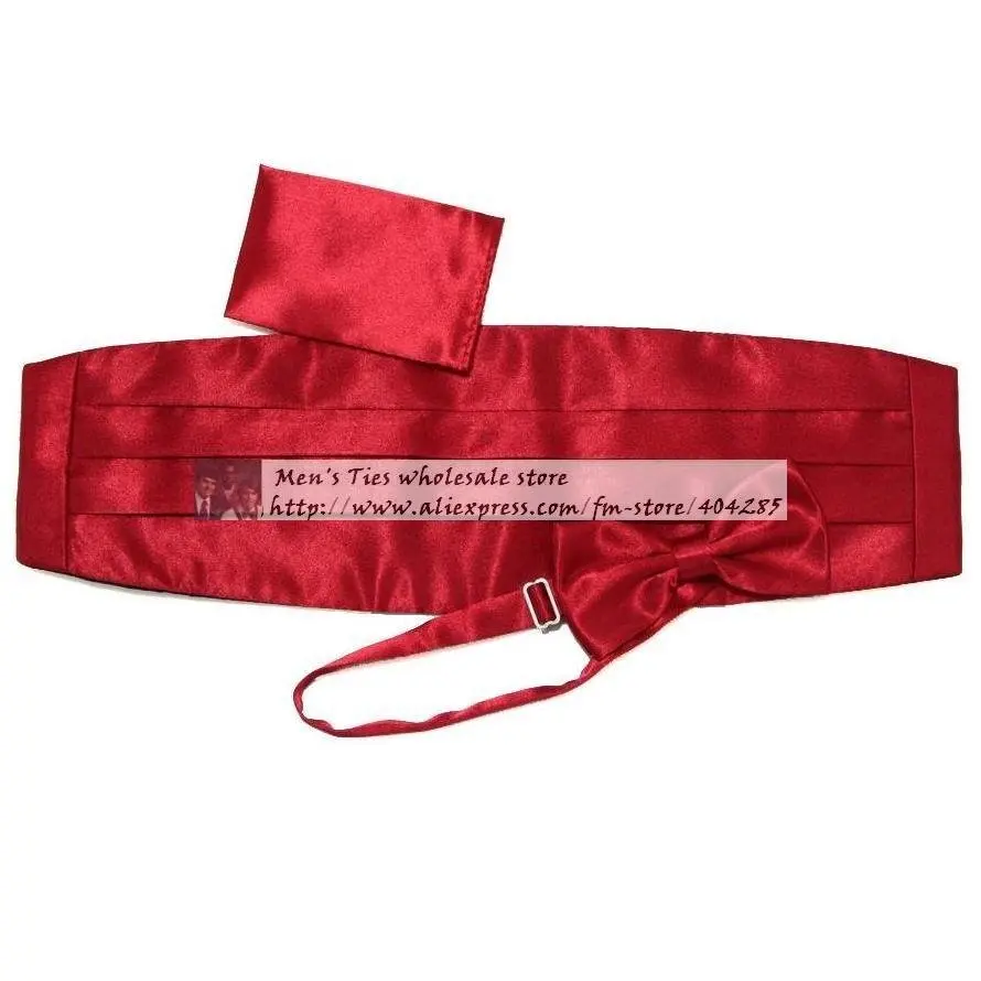 ceremonial belt hanky bow tie Cummerbunds GIFT BOX Girdle tie knots corset waist tape tower paper tapes Pocket square ROLL CARD