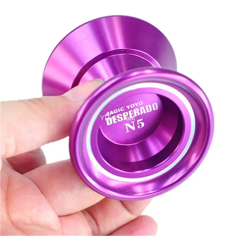 EBOYU New Professional yoyo Ball Purple N5 Desprado Alloy Aluminum Magic YoYo Ball Gift Toys for Kids