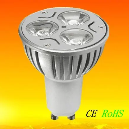 FREE SHIPPING , 9w Epistar LED dimmable GU10 LED Bulbs, 45 degree lens
