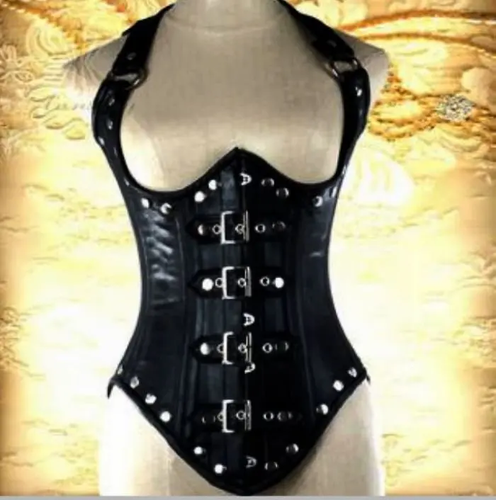 Genuine Cowhide Leather Belt Strap Underbust Corset For Waist  Training  (1).jpg_.webp