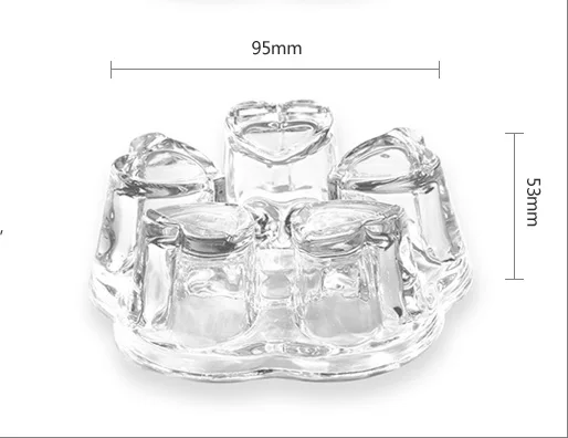 Heart shape glass tea pot warmer,flower teapot & coffee pot heating base,high temperature resistant,tea as gifts,free shipping