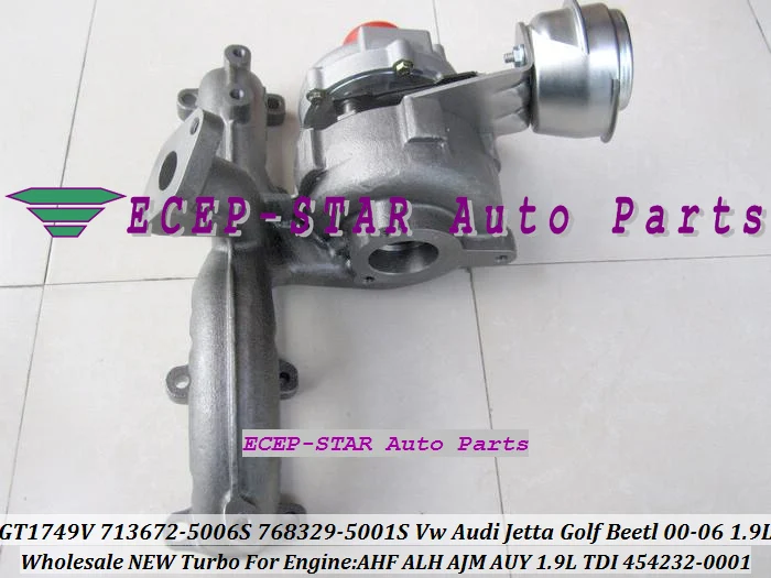 GT1749V 713672 713672-5006S 768329-5001S 454232-0001 For VW AUDI Jetta Golf Beetl 2000-06 1.9TDI AHF ALH AJM AUY 1.9L TDI (2)