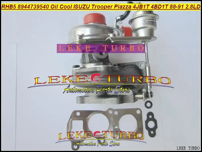 RHB5 8944739540 Oil Cooled Turbo Turbine Turbocharger For ISUZU Trooper PIAZZA Engine 4JB1T 4BD1T 1988-1991 2.8L D (2)