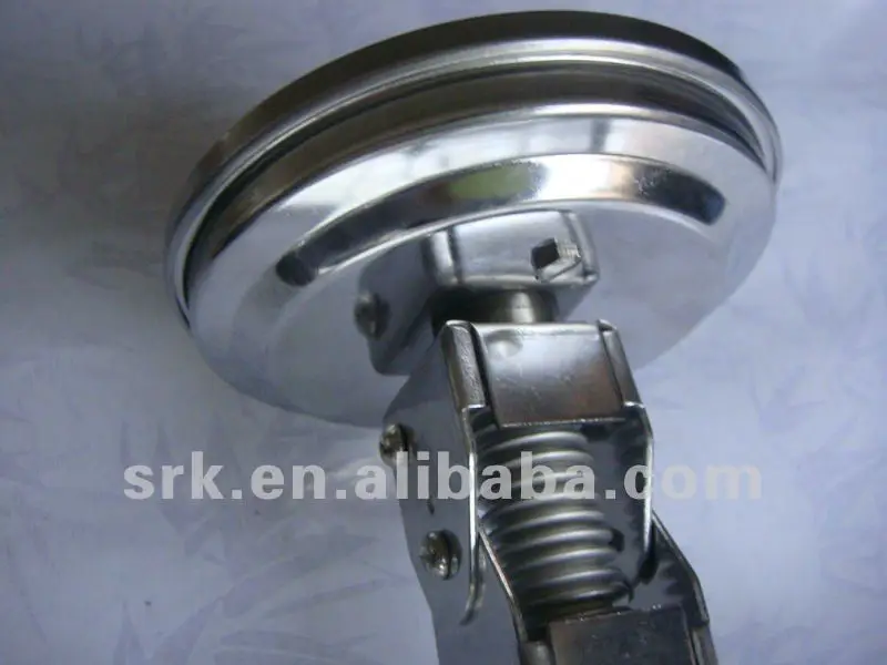 3" Dial bimetal thermometer with universal angle ,SS304