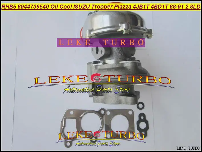 RHB5 8944739540 Oil Cooled Turbo Turbine Turbocharger For ISUZU Trooper PIAZZA Engine 4JB1T 4BD1T 1988-1991 2.8L D (3)